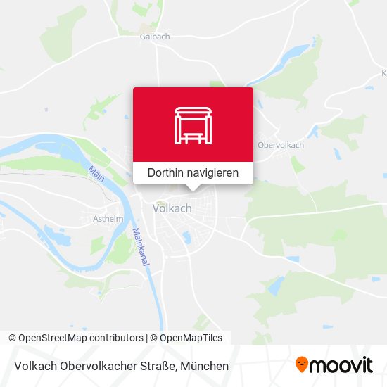 Volkach Obervolkacher Straße Karte