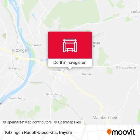 Kitzingen Rudolf-Diesel-Str. Karte