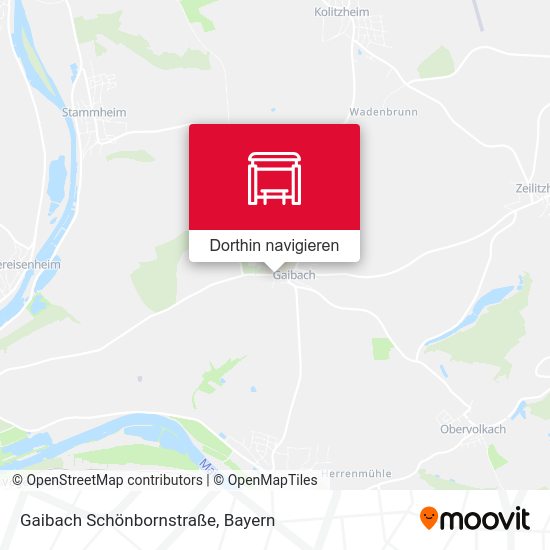 Gaibach Schönbornstraße Karte