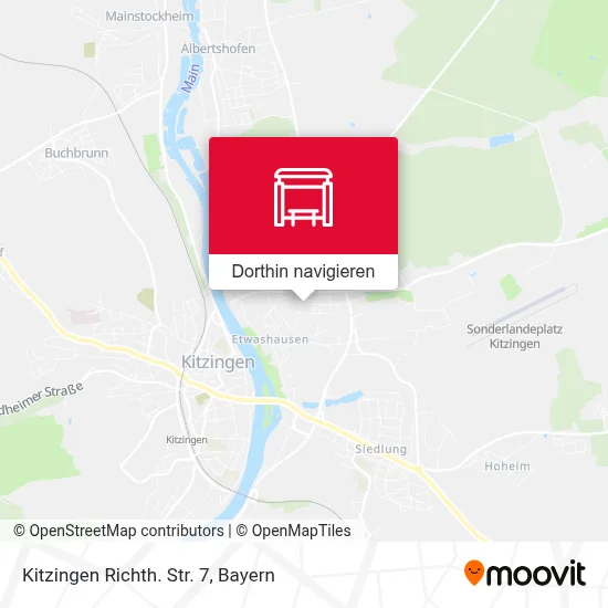 Kitzingen Richth. Str. 7 Karte