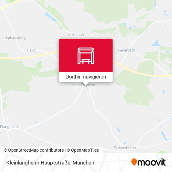 Kleinlangheim Hauptstraße Karte