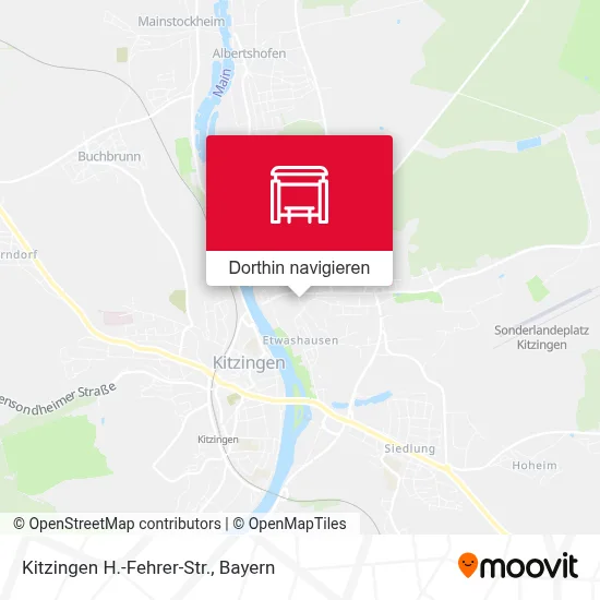 Kitzingen H.-Fehrer-Str. Karte
