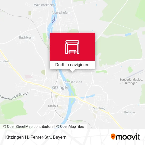 Kitzingen H.-Fehrer-Str. Karte