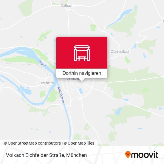 Volkach Eichfelder Straße Karte