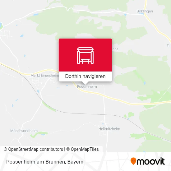 Possenheim am Brunnen Karte