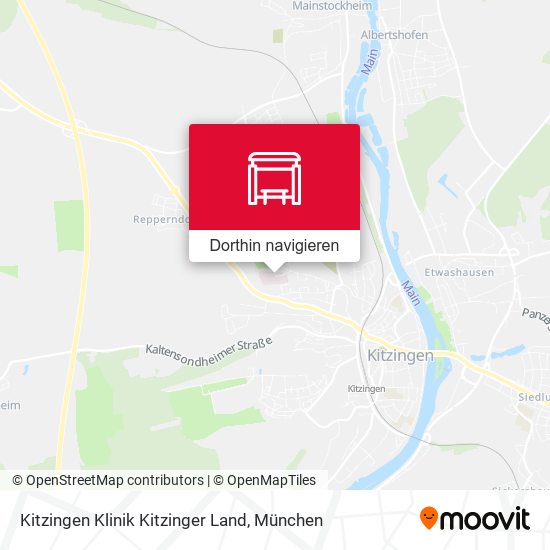 Kitzingen Klinik Kitzinger Land Karte