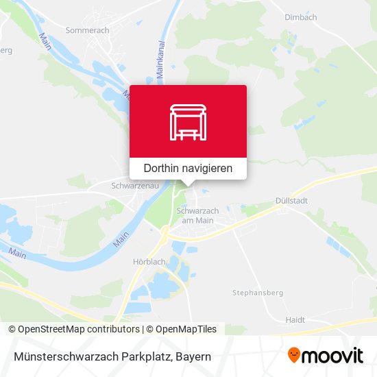 Münsterschwarzach Parkplatz Karte