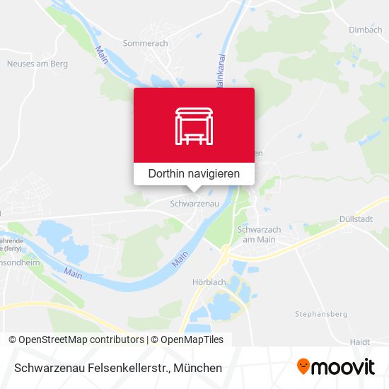 Schwarzenau Felsenkellerstr. Karte