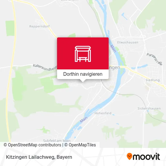 Kitzingen Lailachweg Karte