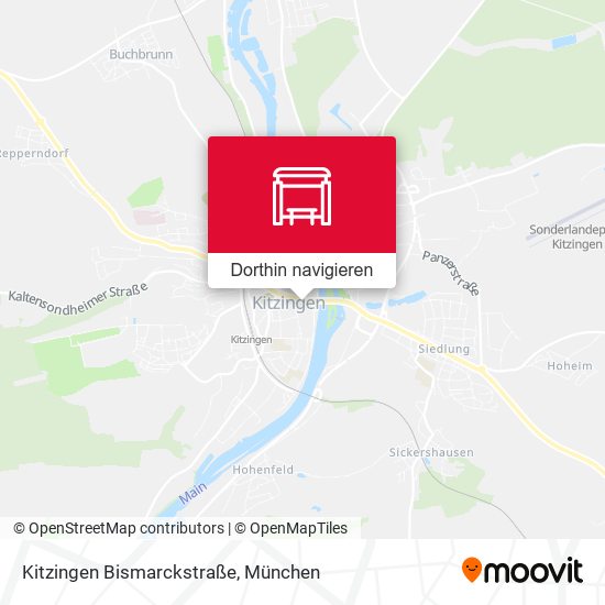 Kitzingen Bismarckstraße Karte