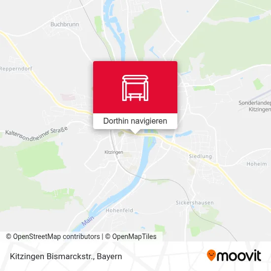 Kitzingen Bismarckstr. Karte