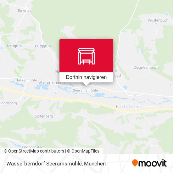 Wasserberndorf Seeramsmühle Karte