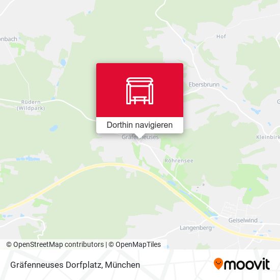 Gräfenneuses Dorfplatz Karte