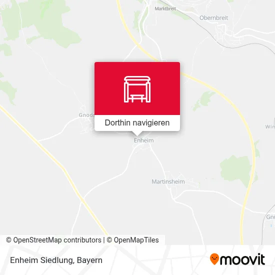 Enheim Siedlung Karte