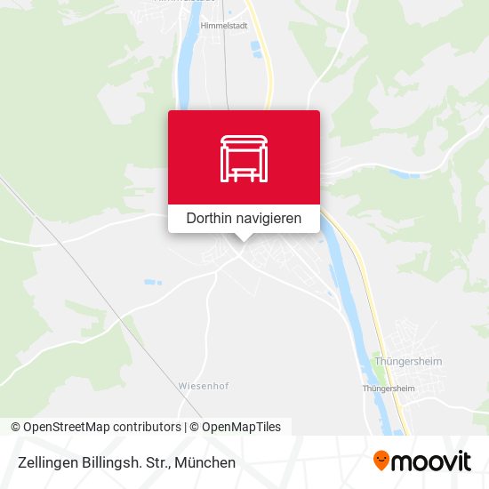 Zellingen Billingsh. Str. Karte