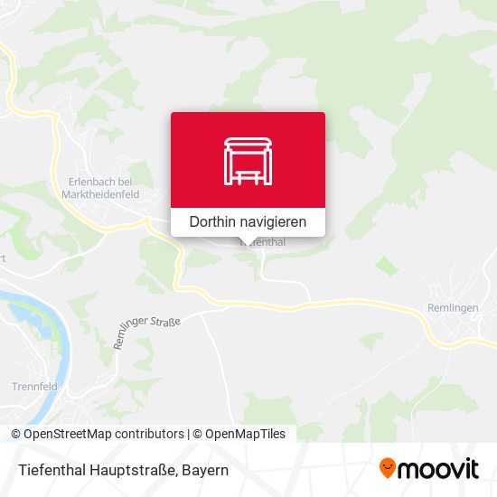 Tiefenthal Hauptstraße Karte