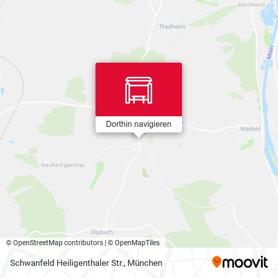 Schwanfeld Heiligenthaler Str. Karte