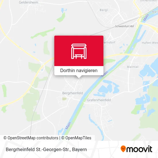 Bergrheinfeld St.-Georgen-Str. Karte