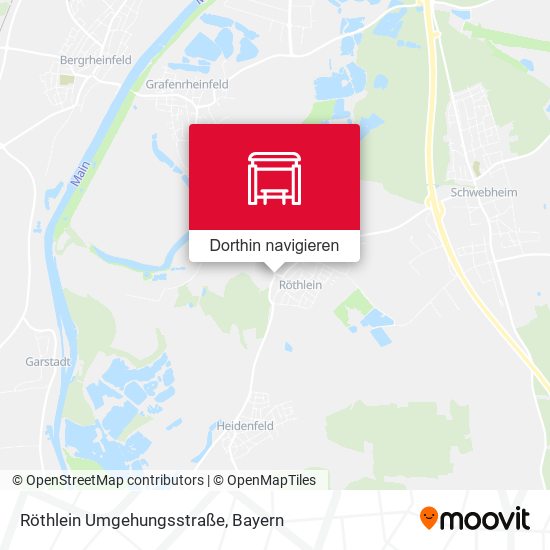 Röthlein Umgehungsstraße Karte