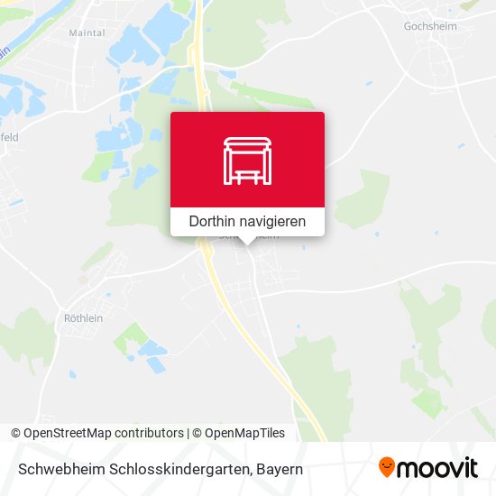 Schwebheim Schlosskindergarten Karte