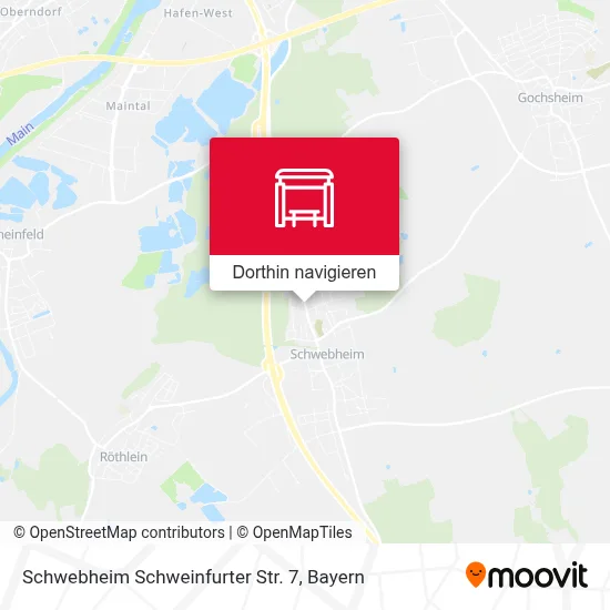 Schwebheim Schweinfurter Str. 7 Karte