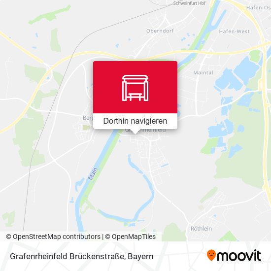 Grafenrheinfeld Brückenstraße Karte