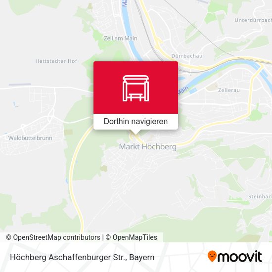Höchberg Aschaffenburger Str. Karte