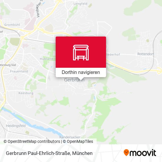 Gerbrunn Paul-Ehrlich-Straße Karte