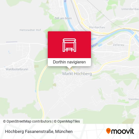 Höchberg Fasanenstraße Karte