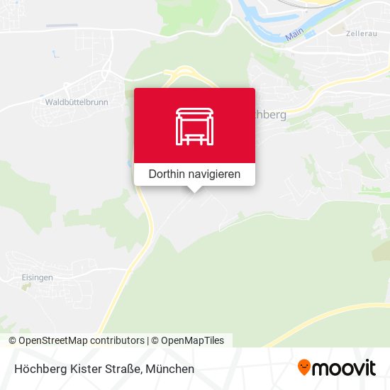 Höchberg Kister Straße Karte