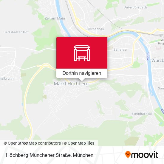 Höchberg Münchener Straße Karte