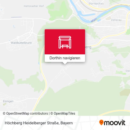 Höchberg Heidelberger Straße Karte