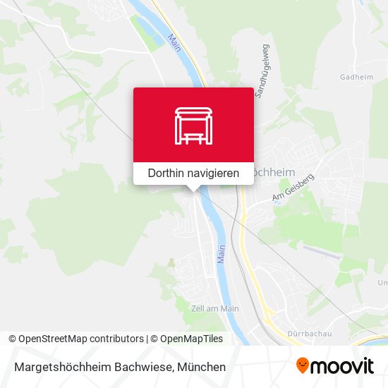 Margetshöchheim Bachwiese Karte