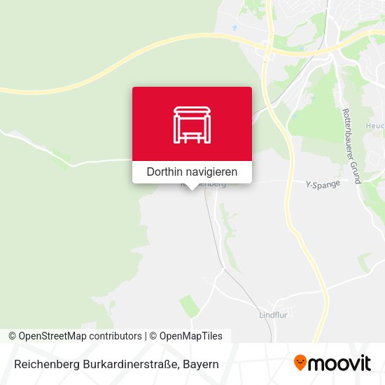 Reichenberg Burkardinerstraße Karte
