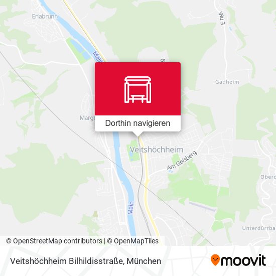 Veitshöchheim Bilhildisstraße Karte