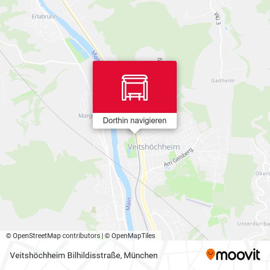 Veitshöchheim Bilhildisstraße Karte