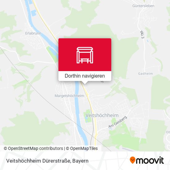 Veitshöchheim Dürerstraße Karte