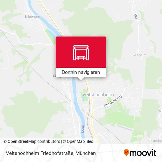 Veitshöchheim Friedhofstraße Karte