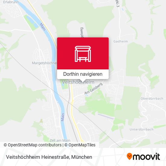 Veitshöchheim Heinestraße Karte