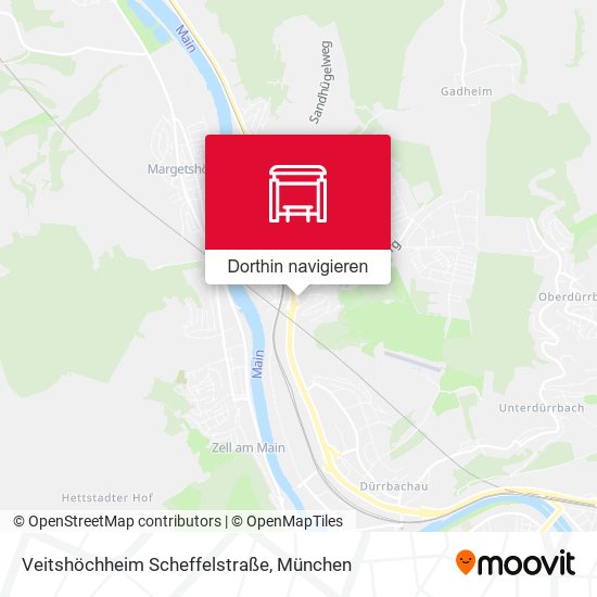 Veitshöchheim Scheffelstraße Karte