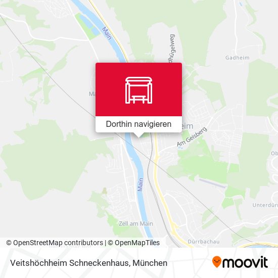 Veitshöchheim Schneckenhaus Karte
