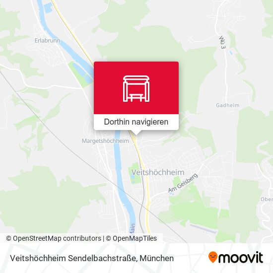 Veitshöchheim Sendelbachstraße Karte