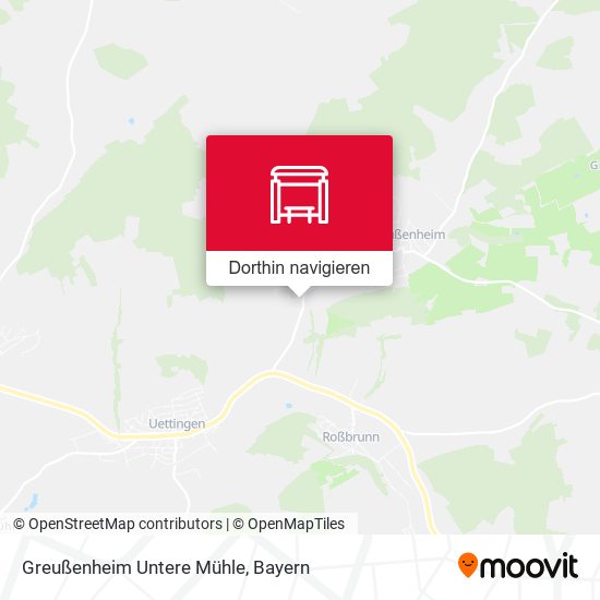 Greußenheim Untere Mühle Karte