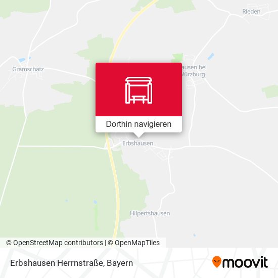 Erbshausen Herrnstraße Karte