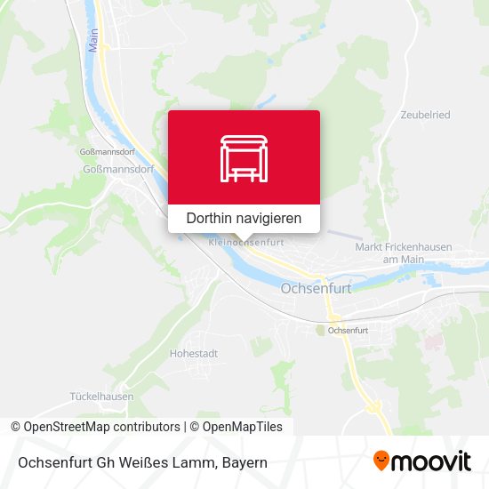 Ochsenfurt Gh Weißes Lamm Karte