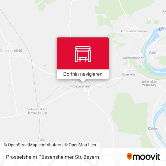 Prosselsheim Püssensheimer Str Karte