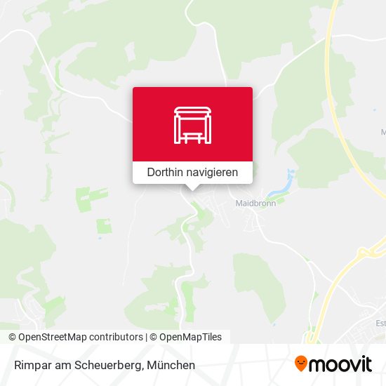 Rimpar am Scheuerberg Karte