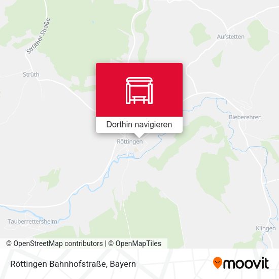 Röttingen Bahnhofstraße Karte