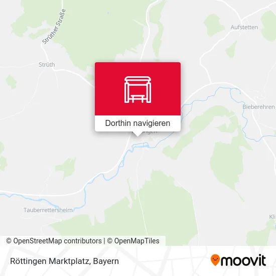 Röttingen Marktplatz Karte