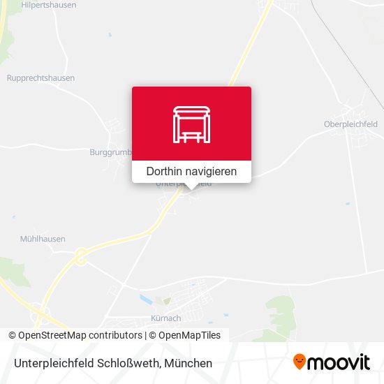 Unterpleichfeld Schloßweth Karte